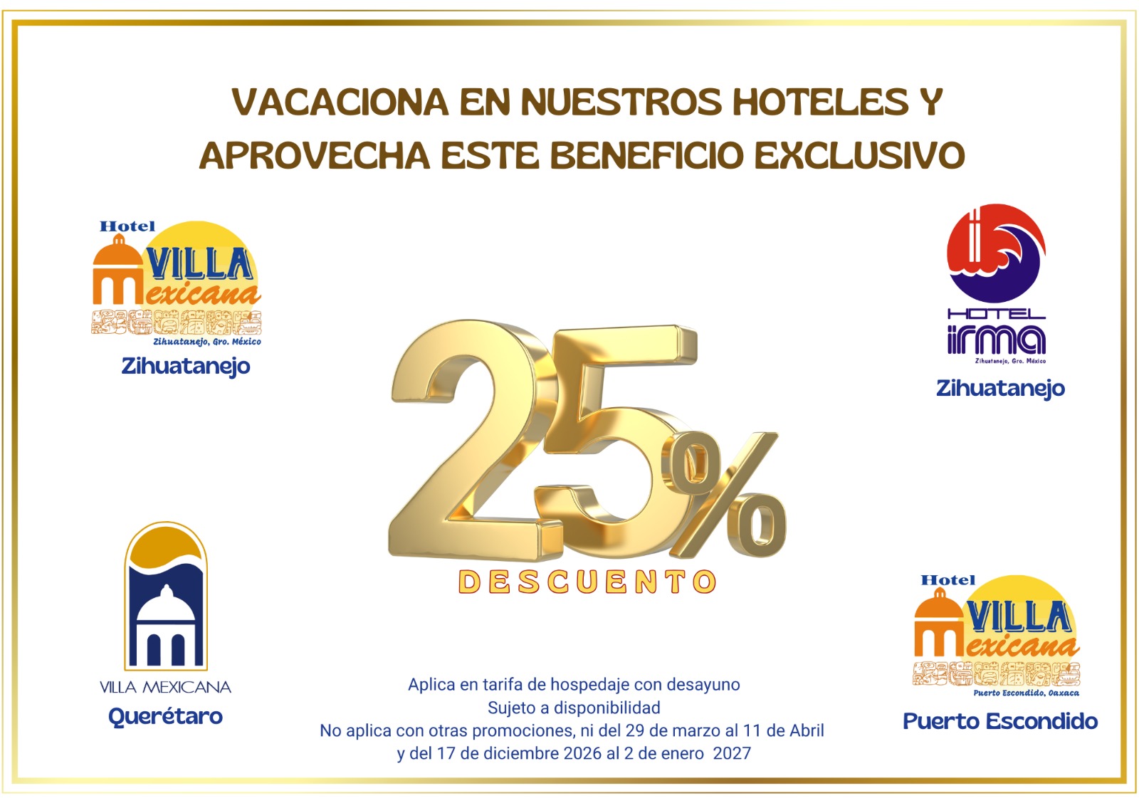 Hoteles Villa Mexicana